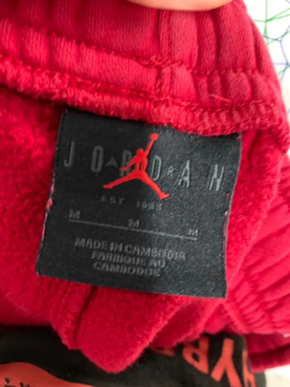 Men’s Air Jordan Red Shorts Size Medium